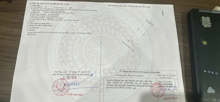 Cần bán Đất nền Phường Hòa Hi 📌📌📌LÀM VIỆC TRỰC TIẾP GIÁ TỐT !!!