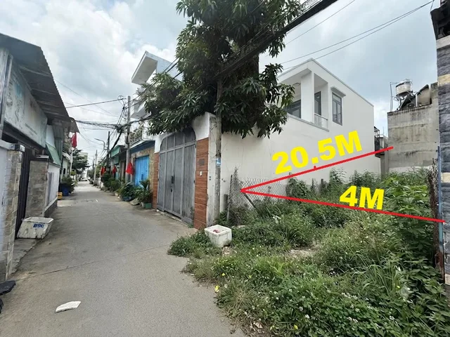 Bán đất Lê Thị Riêng Thới An Quận 12 4×20.5m hẻm ô tô gần mặt tiền giá 4.75 tỷ