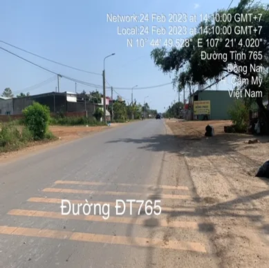 BÁN ĐẤT – MẶT TIỀN ĐƯỜNG DT765 CẨM MỸ,ĐỒNG NAI