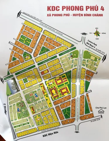 5,5 TỶ SỞ HŨU ĐẤT NỀN ĐẸP KDC PHONG PHÚ 4, BÌNH HƯNG, TP.HCM _ SỔ ĐỎ RIÊNG