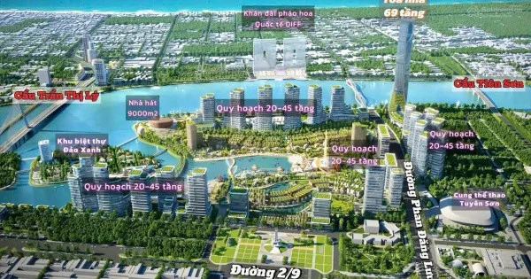 LÔ GÓC NGANG 11M- 2MT NẠI NAM 8-ĐỖ PHÁP THUẬN VIEW PHÁO HOA-NGAY DA NANG DOWNTOWN 69 TẦNG-48 TỶ