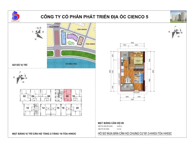 Bán Căn hộ chung cư 46m2 giá 2.06 tỷ tại Đường Quốc lộ 21 Phường Kiến Hưng Quận Hà Đông Hà Nội