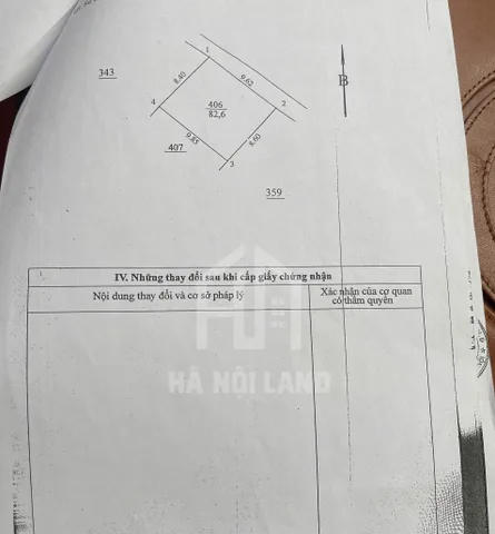 Bán Đất 83m2 có sẵn 83 m2 thổ cư giá 8 tỷ tại - Chọn - Phường Tây Tựu Quận Bắc Từ Liêm Hà Nội