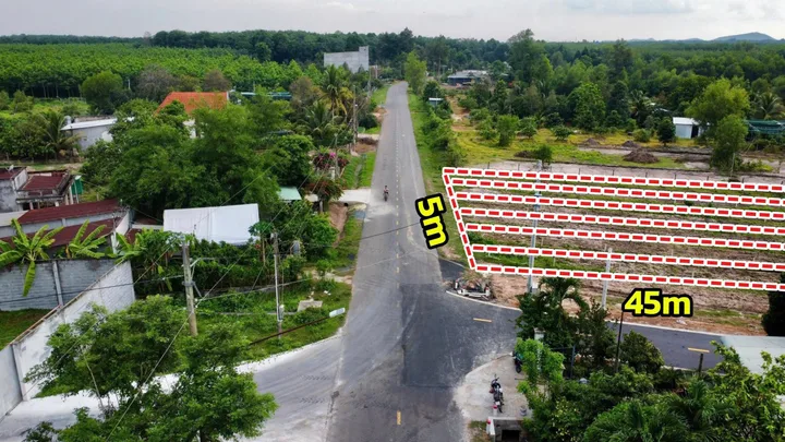 Bán Đất 1000m2 có sẵn 400 m2 thổ cư giá 1 tỷ tại Đường ĐT 744 Thị trấn Dầu Tiếng Huyện Dầu Tiếng Bình Dương