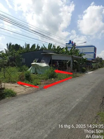 Bán Đất 418.5m2 có sẵn 418.5 m2 thổ cư giá 1.2 tỷ tại - Chọn - - Chọn - Xã Tây Phú An Giang