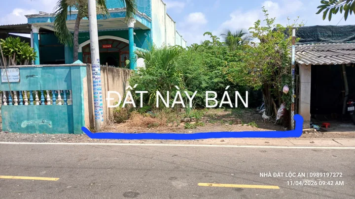 Bán Đất 109m2 có sẵn 108 m2 thổ cư giá 1.45 tỷ tại Xã Lộc An Huyện Đất Đỏ Bà Rịa - Vũng Tàu
