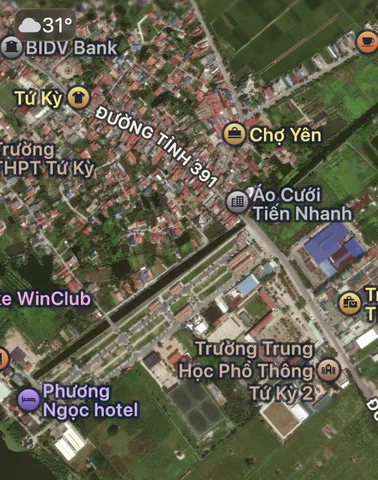 Bán Đất 70m2 có sẵn 70 m2 thổ cư giá 2.85 tỷ tại Đường Quốc lộ 391 Thị trấn Tứ Kỳ Huyện Tứ Kỳ Hải Dương
