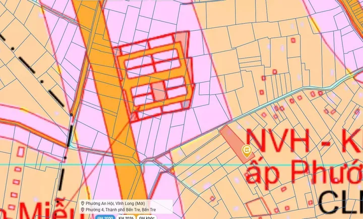 Bán Đất 1200m2 giá 1.8 tỷ tại đường Hương lộ 173 Xã Tam Phước Huyện Châu Thành Bến Tre