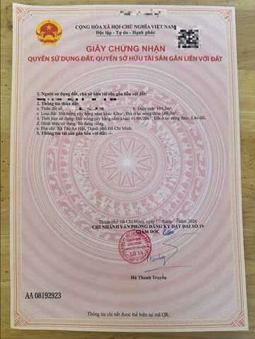 Đất đẹp ngay thị trấn củ chi cần ra gấp - SHR công chứng trong ngày !