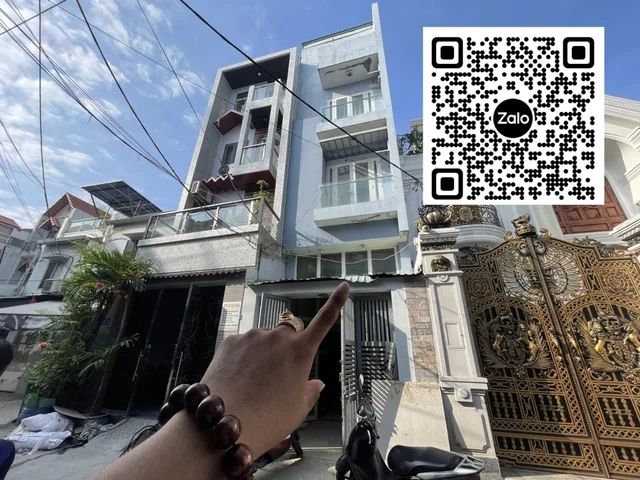 (Gần Chợ Hạnh Thông Tây) Hẻm ô tô tránh nhau - 9.xxx tỷ - 103m² - Kinh doanh đỉnh, Đường thông 10m, Tiện cải tạo