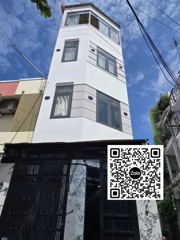 (Gần mặt tiền Lý Thường Kiệt) Hẻm ô tô 1 chiều - 7.x tỷ - 36m² - Nhà lô góc xây mới, 4 tầng siêu thoáng