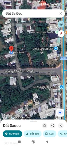 Bán Đất 828m2 có sẵn 549 m2 thổ cư giá 4.8 tỷ tại Đường Trần Thị Nhượng Phường An Hoà Thành phố Sa Đéc Đồng Tháp