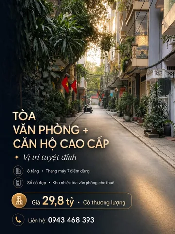 Bán Tòa nhà - Building 70m2 có sẵn 70 m2 thổ cư giá 29.8 tỷ tại - Chọn - Phường Trung Hoà Quận Cầu Giấy Hà Nội