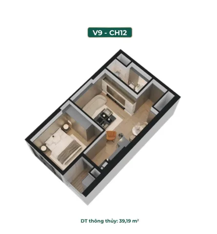 Căn 1PN siêu hiếm tại Sunshine Sky City Phú Thuận, view Phú Mỹ Hưng, Giá siêu tốt
