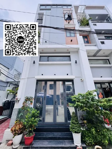 (Giáp ranh Bình Thạnh - Lô góc 3 mặt thoáng) Hẻm ô tô đỗ cửa quay đầu - 9.x tỷ - 6x11m (60m²) - Siêu phẩm 5 tầng mới đét, Bề ngang khủng 6m bề thế độc bản