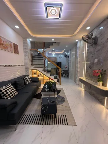 💥 (Gần Đường Phan Huy Ích) Hẻm ô tô 1 chiều - 4.x tỷ - 30m² - Nhà mới đẹp 2 lầu, full nội thất