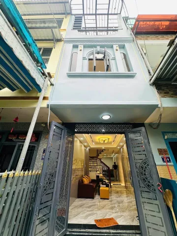 💥 (Sát Mặt Tiền Đường) Hẻm Phạm Văn Chiêu - 5.x tỷ - 38m² - Vài bước ra mặt tiền, 3 tầng đúc kiên cố 4PN 3WC