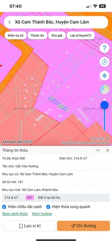 Bán Nhà riêng 216.8m2 có sẵn 60 m2 thổ cư giá 2.2 tỷ tại - Chọn - Xã Cam Thành Bắc Huyện Cam Lâm Khánh Hòa