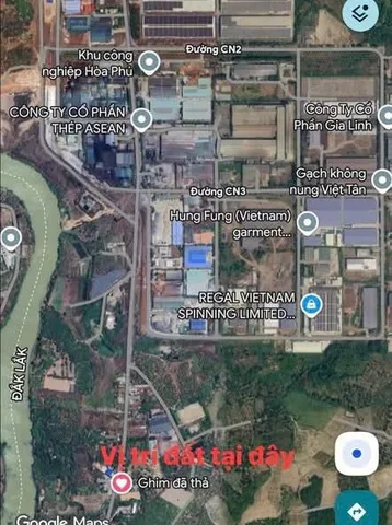 Bán Đất 1732m2 giá 1.25 tỷ tại Xã Hòa Phú Thành phố Buôn Ma Thuột Đắk Lắk