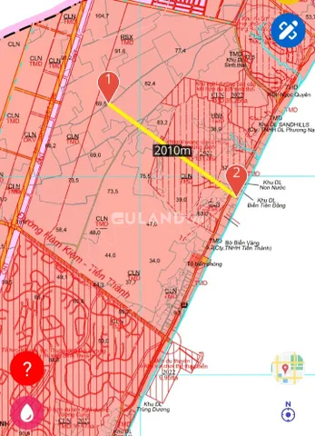 Cần tiền trị bệnh-Đất gần DT719B-Tiến Bình-Tiến Thành-Phan Thiết-DT 8,4 sào+1,2Ha