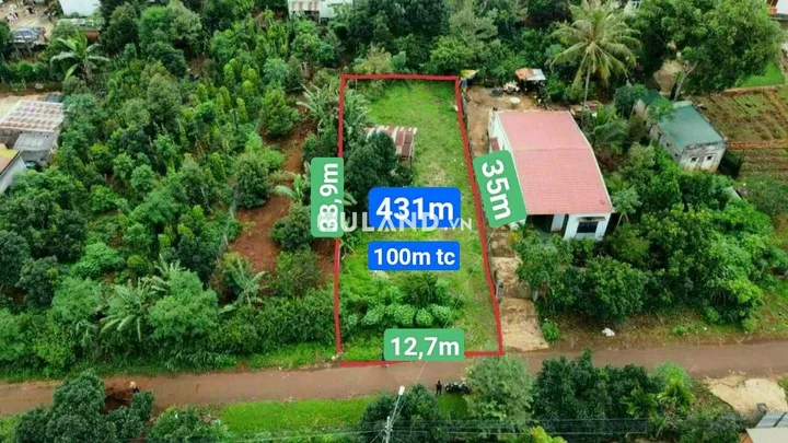 825 triệu sở hữu lô đất 12.7*35 tc 100 đầy đủ tiện ích tại eatar