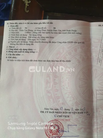 Bán đất mặt tiền quận quốc lộ 55B, gần nút giao cao tốc Sông Phan