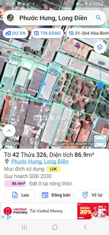 Bán nhà mới xã Phước Hưng .long Điền