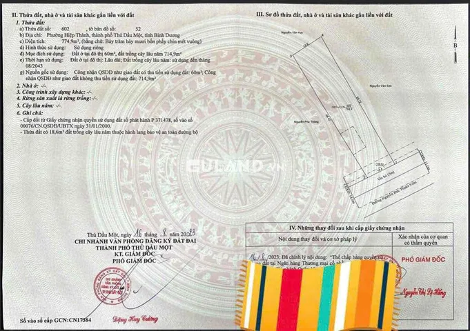 Bán Đất Hiệp Thành mặt tiền Nguyễn Đức Thuận TP Thủ Dầu Một - Bình Dương - Giảm mạnh 2 tỷ