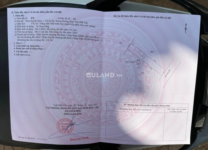 Đại Hạ Giá từ 290tr còn 230tr  Đất ea na quỳnh ngọc