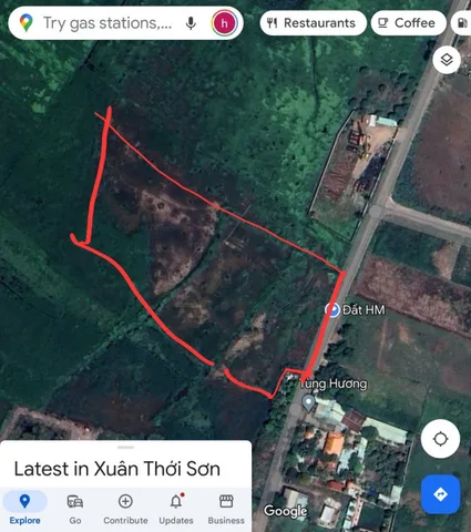 Đất quy hoạch đất ở 2Mt  Xuân Thới Sơn A . đường xe công : 54 x150