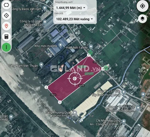 Bán  đất nông nghiệp 100000m² , giá 600  tỷ tại, Xã Long Cang, Huyện Cần Đước, Long An